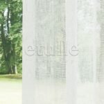 Ekru Petek Desenli Keten Düz Tül Perde | Leona - Görsel 5