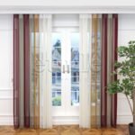 Fables - Çizgili Dikey Tül Perde - Görsel 2