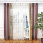 Fables - Çizgili Dikey Tül Perde - Görsel 3