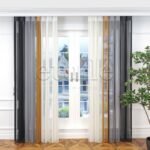 Fancy - Çizgili Dikey Tül Perde - Görsel 2