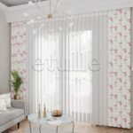 Flamingo Soft  - Baskılı Dikey Tül Perde - Görsel 2