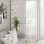 Flamingo Soft  - Baskılı Dikey Tül Perde - Görsel 5