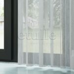 Gri Bambu Desenli Düz Tül Perde | Vakko - Görsel 4