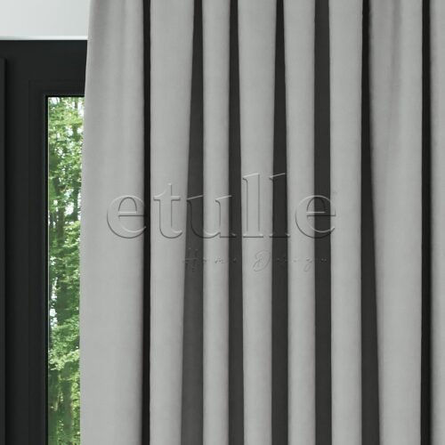 Gri Blackout Karartma Fon Perde | Larice