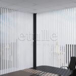 Gri Çizgili PVC Dikey Perde - Görsel 3