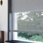 Gri Desenli Çiftli Stor Perde | Abloom - Görsel 4