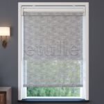 Gri Desenli Çiftli Stor Perde | Dauphine - Görsel 2