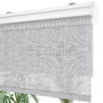 Gri Desenli Çiftli Stor Perde | Dauphine - Görsel 8