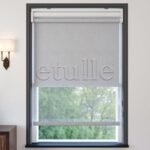 Gri Desenli Çiftli Stor Perde | Liliana - Görsel 2