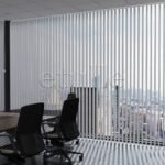Gri Oval Düz PVC Dikey Perde - Görsel 4