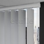 Gri Oval Düz PVC Dikey Perde - Görsel 5
