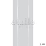 Gri Şeffaf Ayrık Çizgili PVC Dikey Perde - Görsel 8
