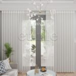 Isolate - Jakarlı Dikey Tül Perde - Görsel 4