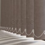 Kahverengi Blackout Kumaş Dikey Perde | Seraphina - Görsel 6