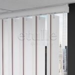Kahverengi - Pembe Çizgili PVC Dikey Perde - Görsel 5