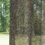 Kahverengi Şönil Efekli File Kalın Düz Tül Perde | Ezri - Görsel 5