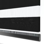 Siyah Blackout Zebra Perde | Kanbina