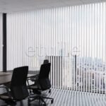 Kırmızı - Kahverengi Çizgili PVC Dikey Perde - Görsel 4