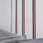 Kırmızı - Kahverengi Çizgili PVC Dikey Perde - Görsel 6