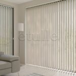 Koyu Krem Blackout Kumaş Dikey Perde | Seraphina - Görsel 4