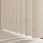 Koyu Krem Blackout Kumaş Dikey Perde | Seraphina - Görsel 6