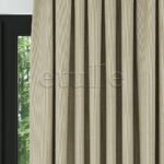 Koyu Krem Hasır Keten Karartma Fon Perde | Bonita