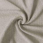 Koyu Krem Keten Desen Efekli Dökümlü Fon Perde | Ezri - Görsel 5