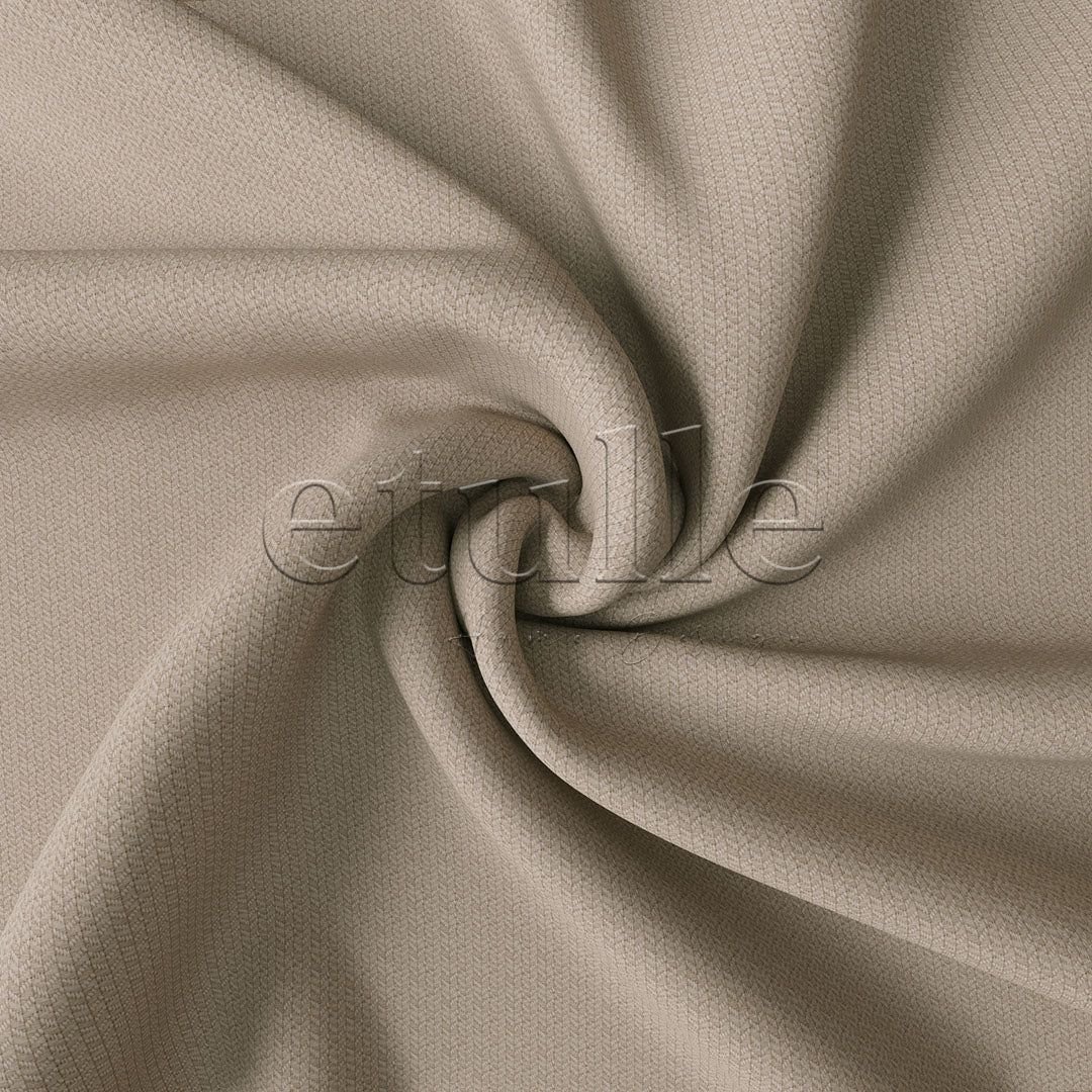 Koyu Krem Modern Balık Sırtı Desenli Fon Perde | Cirrus - Görsel 5