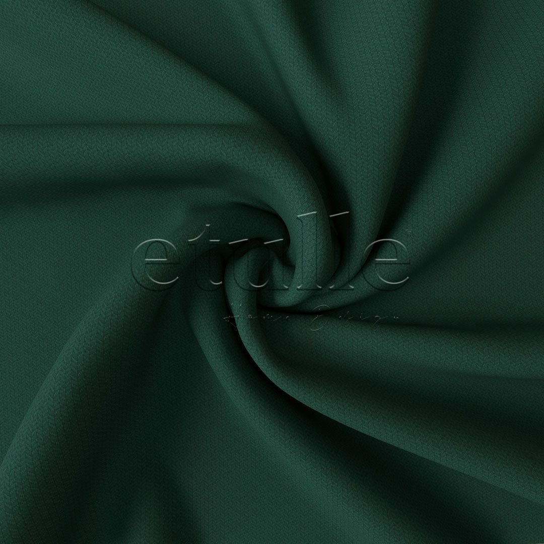 Koyu Yeşil Modern Balık Sırtı Desenli Fon Perde | Cirrus - Görsel 5