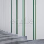 Koyu Yeşil - Yeşil Çizgili PVC Dikey Perde - Görsel 6
