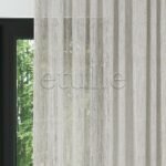 Krem Ağaç Kabuğu Çizgili Dokulu Tül Perde | Alston