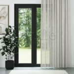 Krem Ağaç Kabuğu Çizgili Dokulu Tül Perde | Alston - Görsel 2