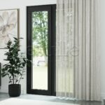 Krem Ağaç Kabuğu Çizgili Dokulu Tül Perde | Alston - Görsel 3