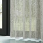 Krem Ağaç Kabuğu Çizgili Dokulu Tül Perde | Alston - Görsel 4