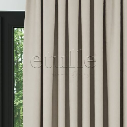 Krem Blackout Karartma Fon Perde | Larice