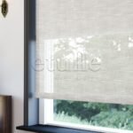 Krem Desenli Çiftli Stor Perde | Dauphine - Görsel 4