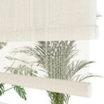 Krem Desenli Çiftli Stor Perde | Liliana