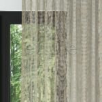 Krem File Zemin Kalın Keten Efekli Düz Tül Perde | Minos