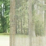 Krem File Zemin Kalın Keten Efekli Düz Tül Perde | Minos - Görsel 5