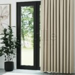 Krem Modern Balık Sırtı Desenli Fon Perde | Cirrus - Görsel 3