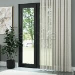 Krem Naturel Soft Keten Düz Tül Perde | Sumba - Görsel 3