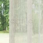 Krem Naturel Soft Keten Düz Tül Perde | Sumba - Görsel 5