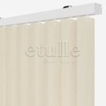 Krem Oval Perfore PVC Dikey Perde
