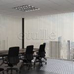 Krem Oval Perfore PVC Dikey Perde - Görsel 2