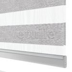 Kahverengi Desenli Zebra Perde | Loch