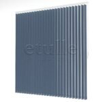 Mavi Blackout Kumaş Dikey Perde | Seraphina - Görsel 8