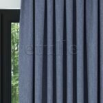 Mavi Hasır Keten Karartma Fon Perde | Bonita