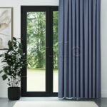 Mavi Hasır Keten Karartma Fon Perde | Bonita - Görsel 2