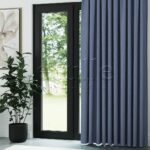 Mavi Hasır Keten Karartma Fon Perde | Bonita - Görsel 3