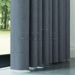 Mavi Mat Fitilli Kadife Fon Perde | Elvey - Görsel 4